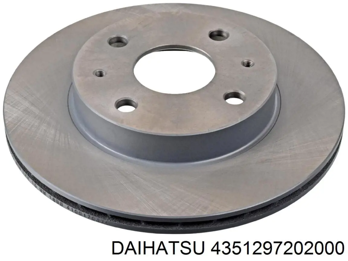 4351297202000 Daihatsu freno de disco delantero