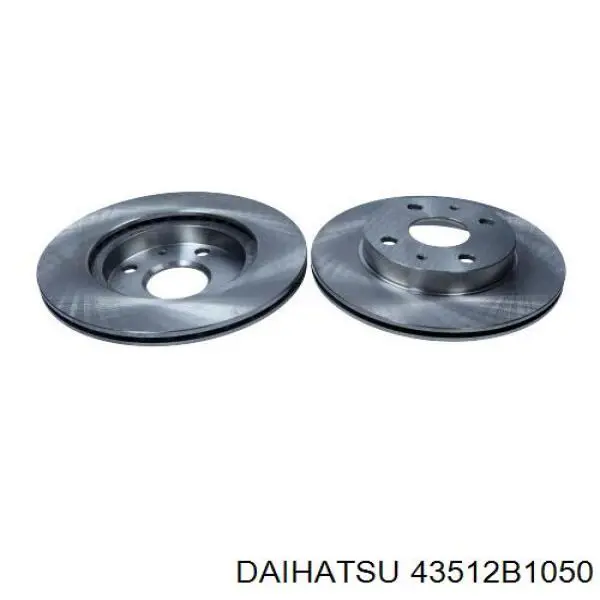 43512B1050 Daihatsu freno de disco delantero