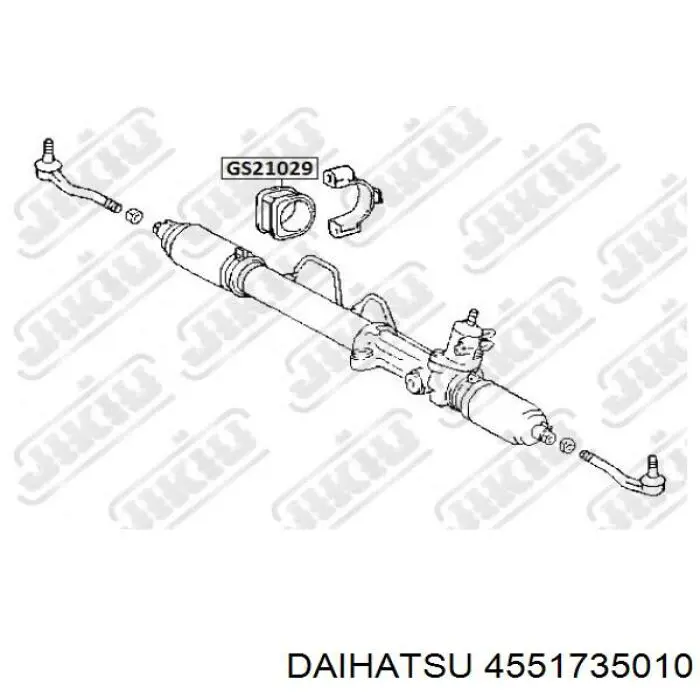 4551735010 Daihatsu suspensión, mecanismo de dirección