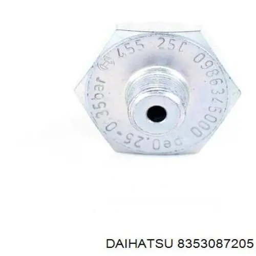 8353087205 Daihatsu indicador, presión del aceite