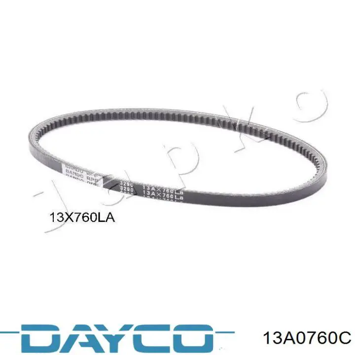 13A0760C Dayco correa trapezoidal