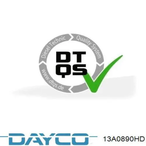 13A0890HD Dayco correa trapezoidal