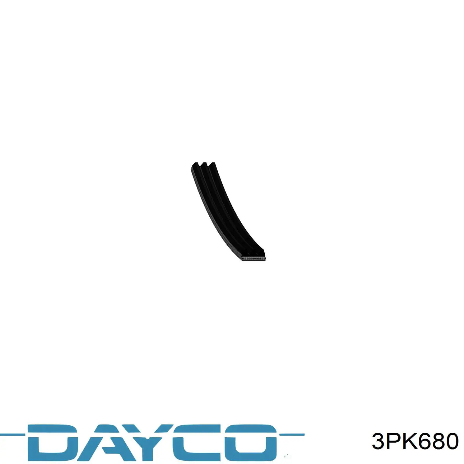 3PK680 Dayco correa trapezoidal