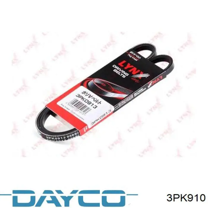 3PK910 Dayco correa trapezoidal