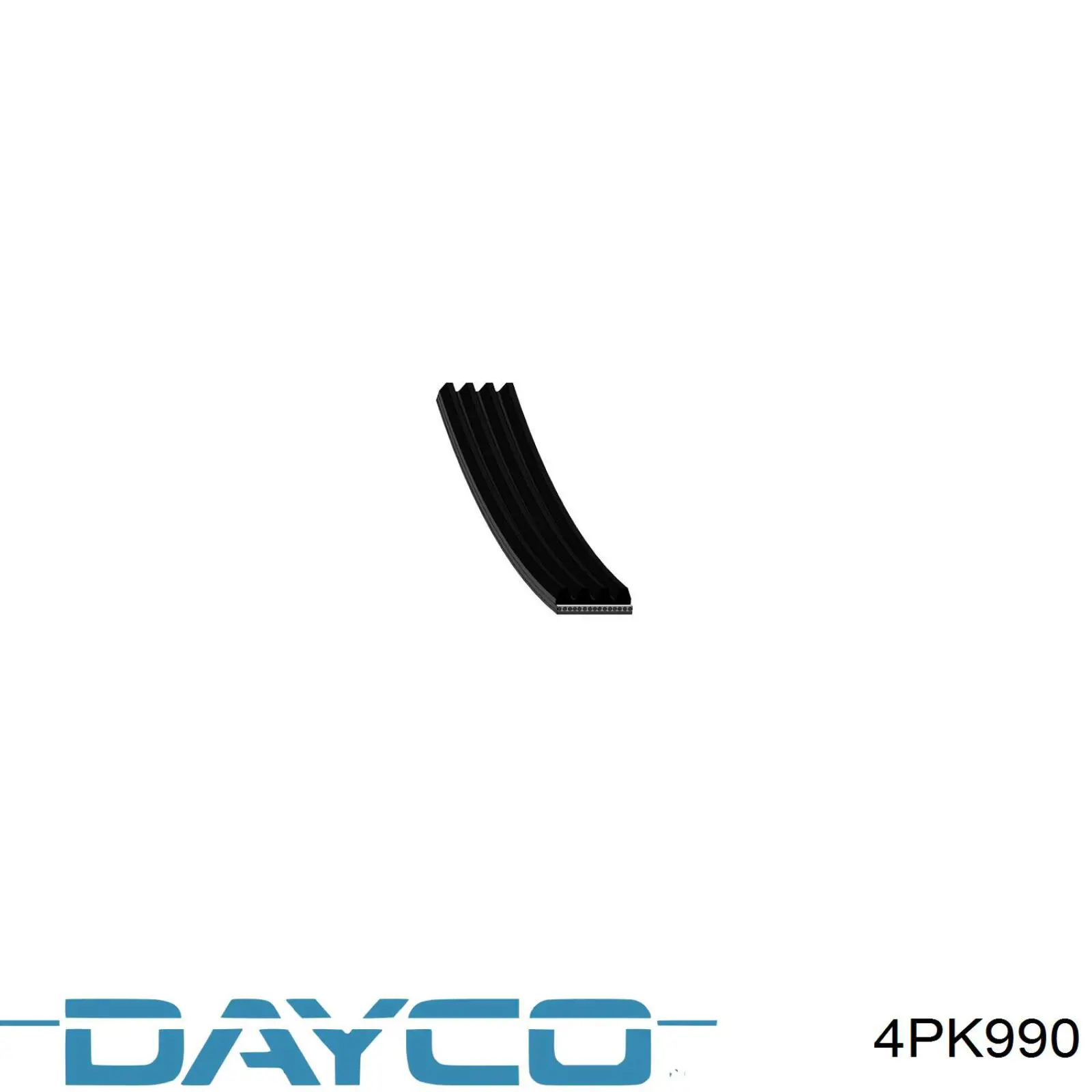 4PK990 Dayco correa trapezoidal