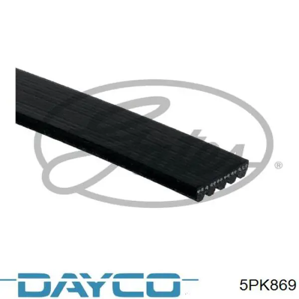 5PK869 Dayco correa trapezoidal