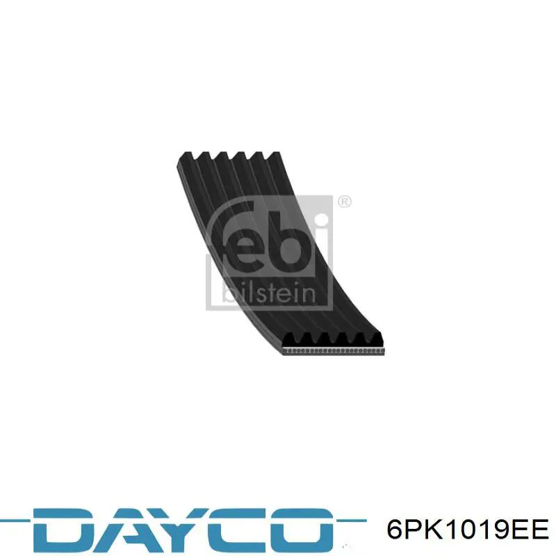 6PK1019EE Dayco correa trapezoidal