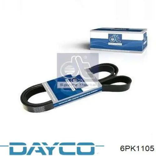 6PK1105 Dayco correa trapezoidal