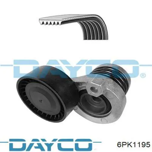 6PK1195 Dayco correa trapezoidal