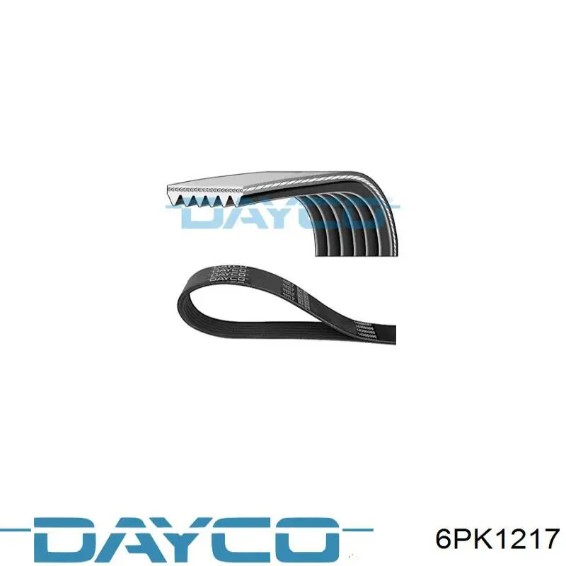 6PK1217 Dayco correa trapezoidal