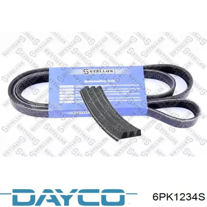 6PK1234S Dayco correa trapezoidal