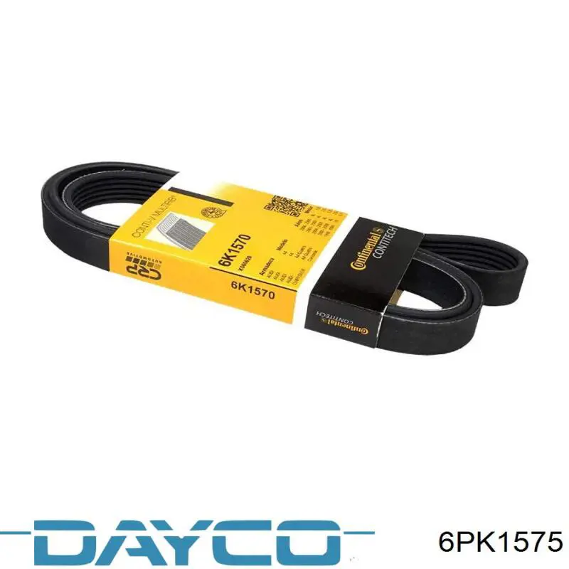 6PK1575 Dayco correa trapezoidal