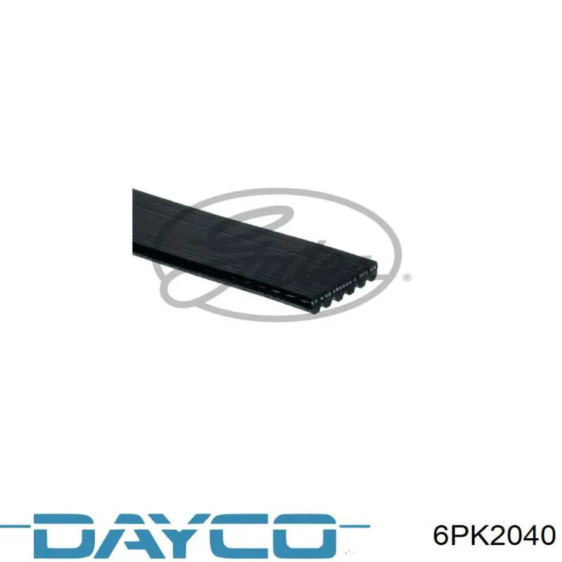 6PK2040 Dayco correa trapezoidal