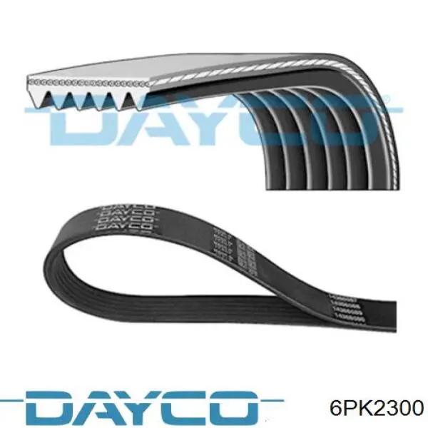 6PK2300 Dayco correa trapezoidal