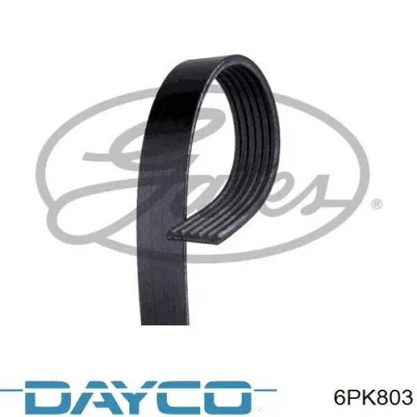 6PK803 Dayco correa trapezoidal