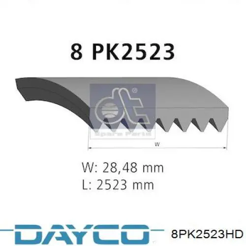 010997859264 Mercedes correa trapezoidal