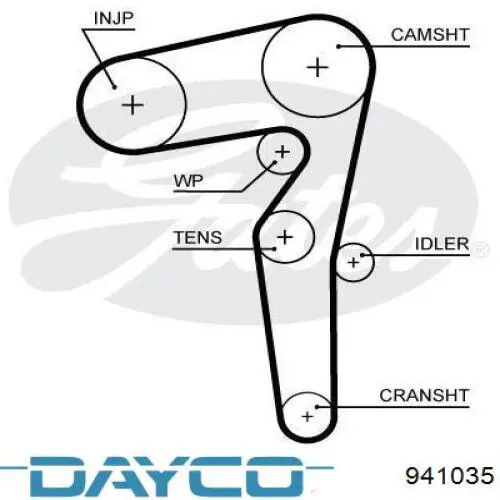 941035 Dayco correa distribucion