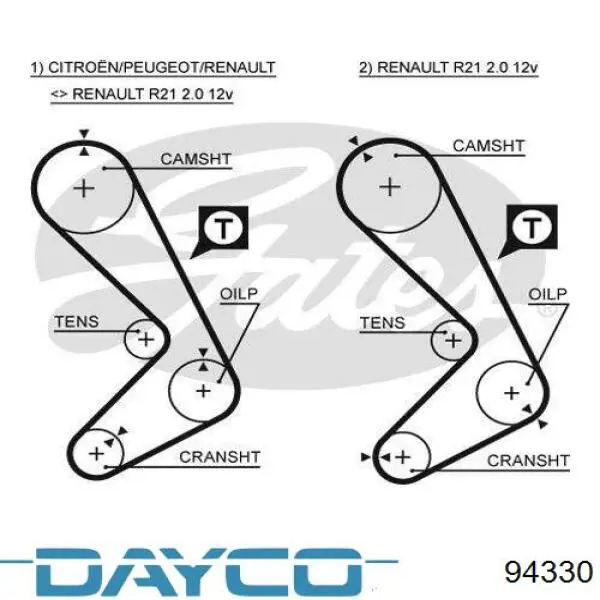 94330 Dayco correa distribucion