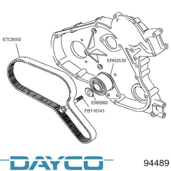 94489 Dayco correa distribucion