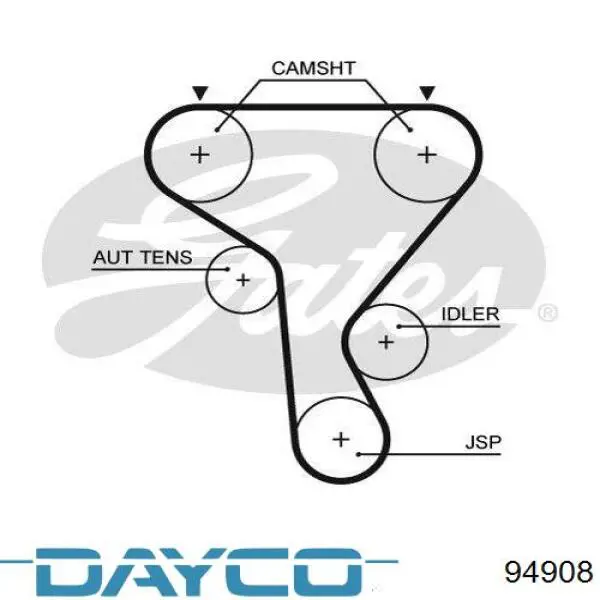 94908 Dayco correa distribucion