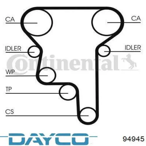 94945 Dayco correa distribucion