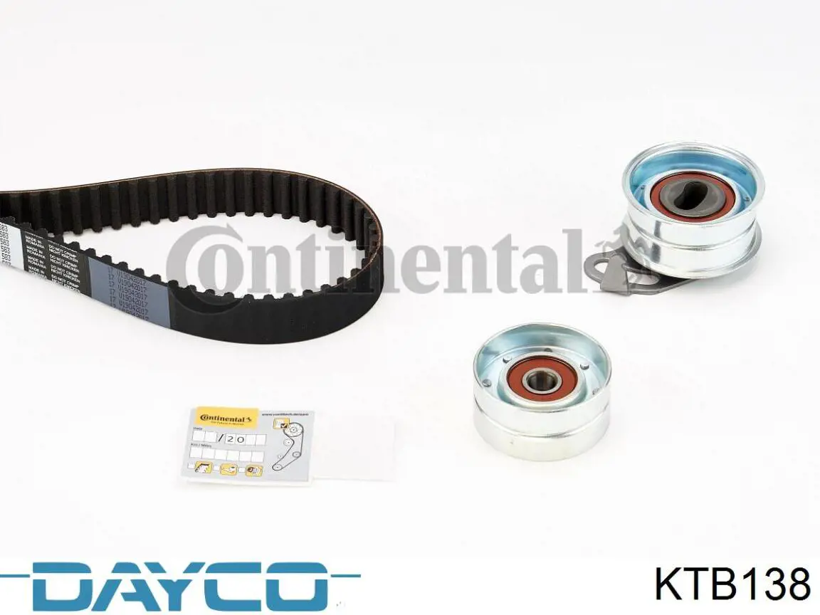 KTB138 Dayco kit correa de distribución