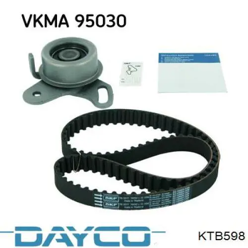 KTB598 Dayco kit correa de distribución