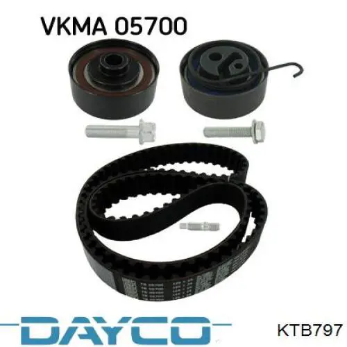 KTB797 Dayco kit correa de distribución