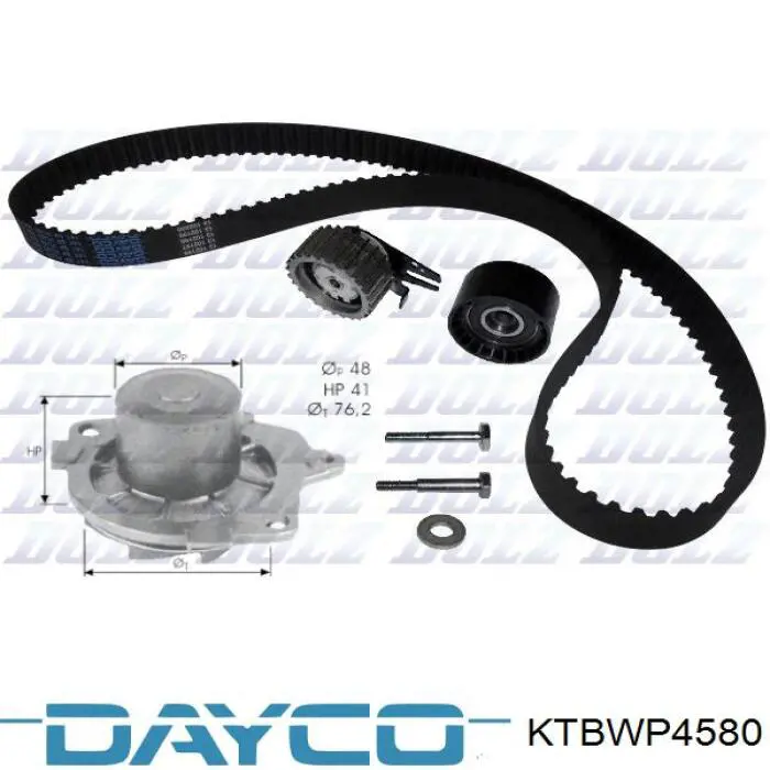 KTBWP4580 Dayco kit correa de distribución