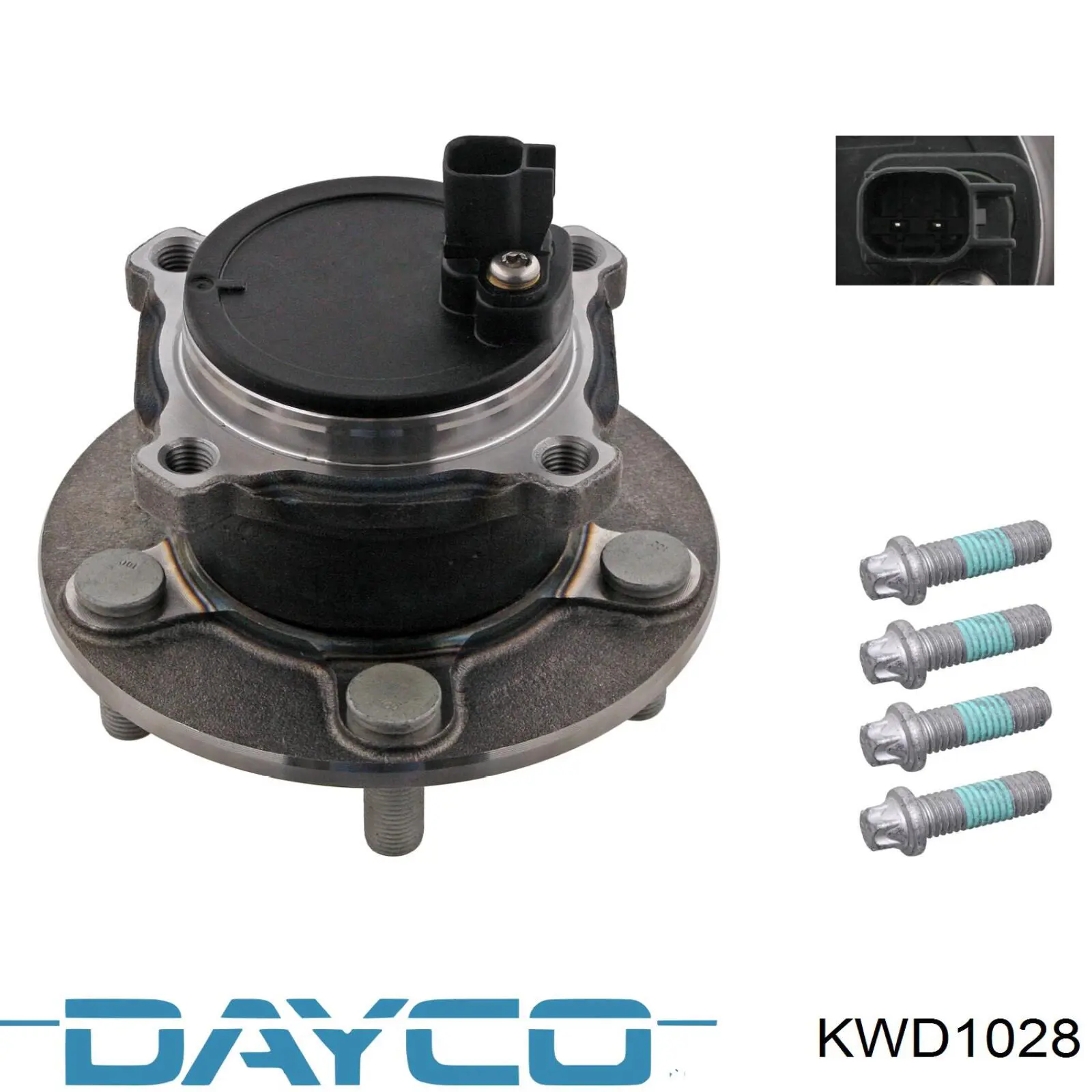 KWD1028 Dayco cubo de rueda trasero