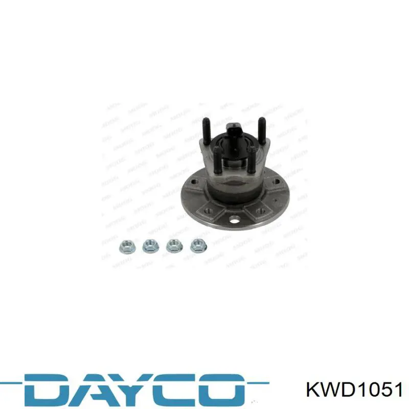 KWD1051 Dayco cubo de rueda trasero