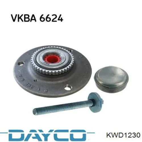 KWD1230 Dayco cubo de rueda delantero