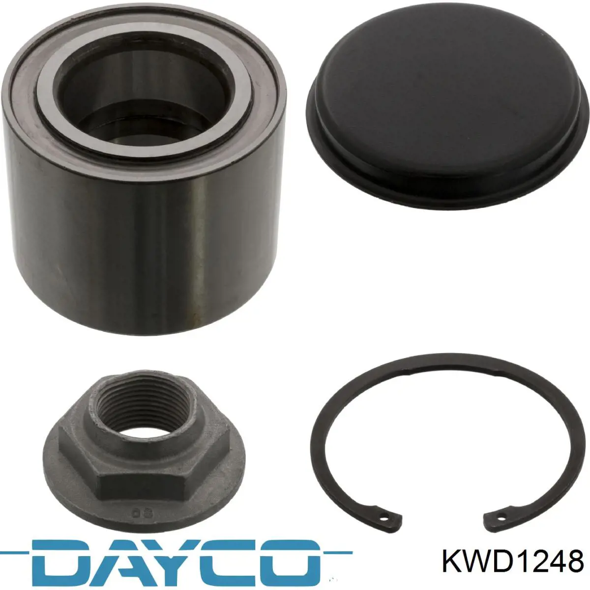 KWD1248 Dayco cojinete de rueda trasero