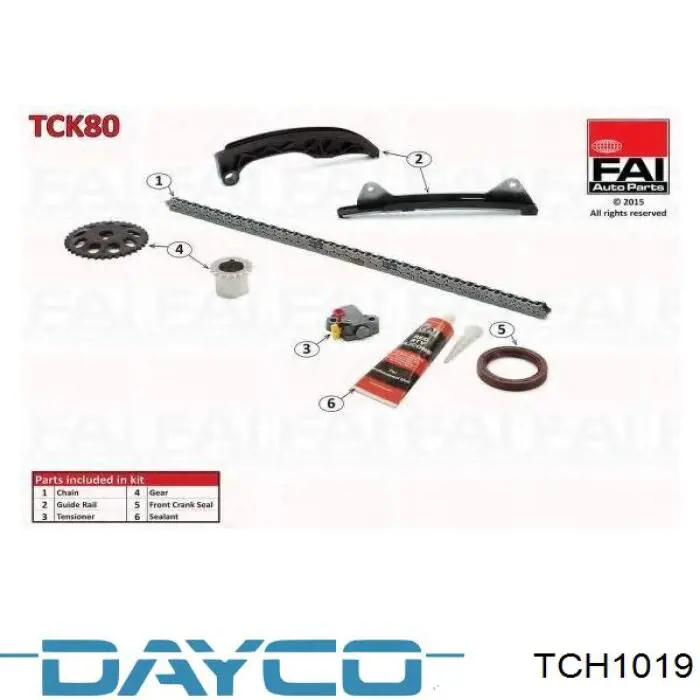 TCH1019 Dayco cadena de distribución