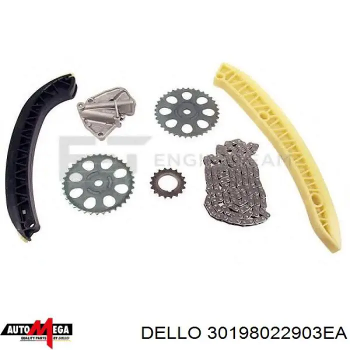 301 980 229 03EA Dello/Automega kit de cadenas de distribución