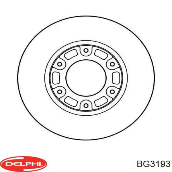 BG3193 Delphi freno de disco delantero