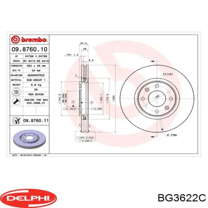 BG3622C Delphi 