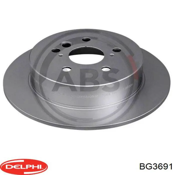 BG3691 Delphi disco de freno trasero