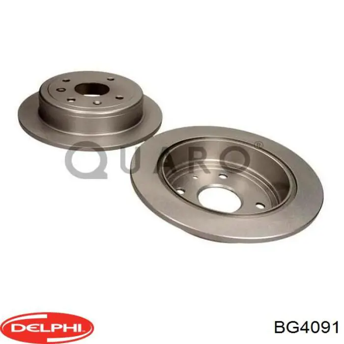 BG4091 Delphi disco de freno trasero