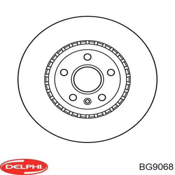 BG9068 Delphi freno de disco delantero