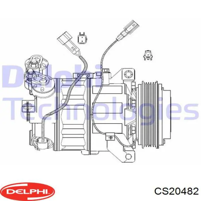 CS20482 Delphi compresor de aire acondicionado