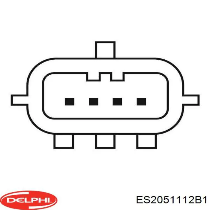 ES20511-12B1 Delphi sonda lambda sensor de oxigeno post catalizador