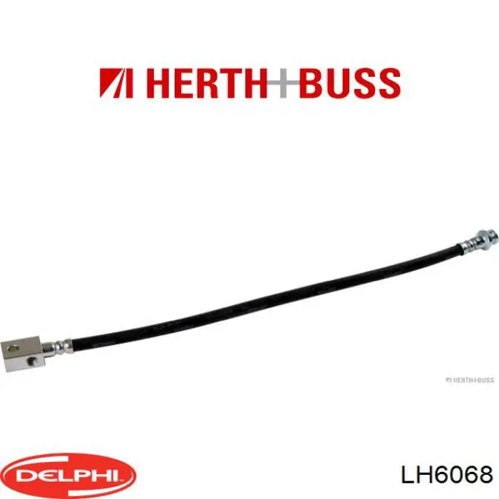 LH6068 Delphi tubo flexible de frenos trasero