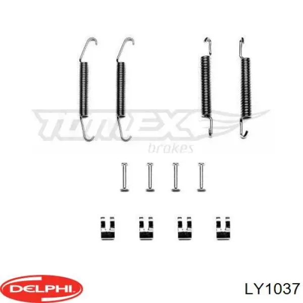  Kit de montaje, zapatas de freno traseras para Fiat Uno 146A