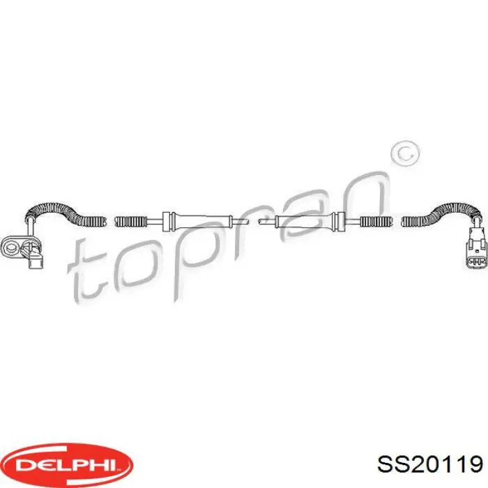 SS20119 Delphi sensor abs trasero