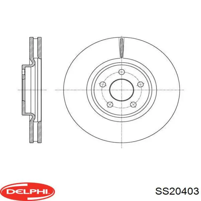 SS20403 Delphi contacto de aviso, desgaste de los frenos, delantero izquierdo