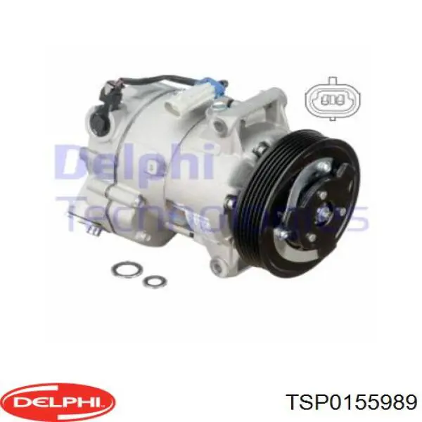 TSP0155989 Delphi compresor de aire acondicionado