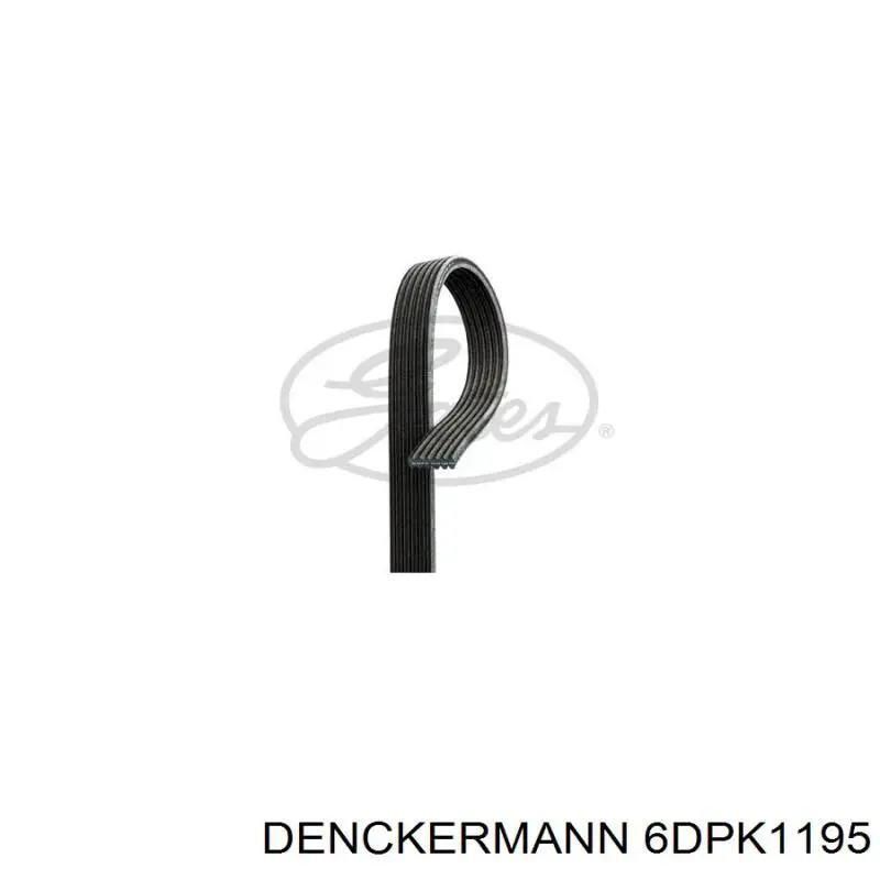 6DPK1195 Denckermann correa trapezoidal