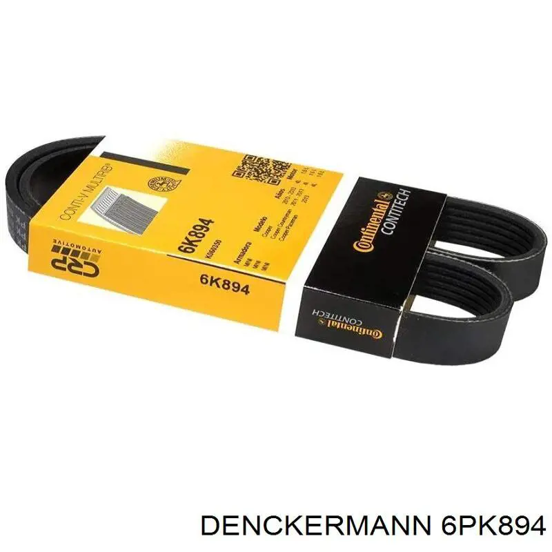 6PK894 Denckermann correa trapezoidal