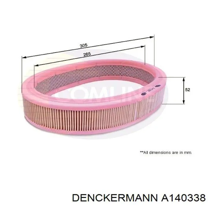 A140338 Denckermann filtro de aire